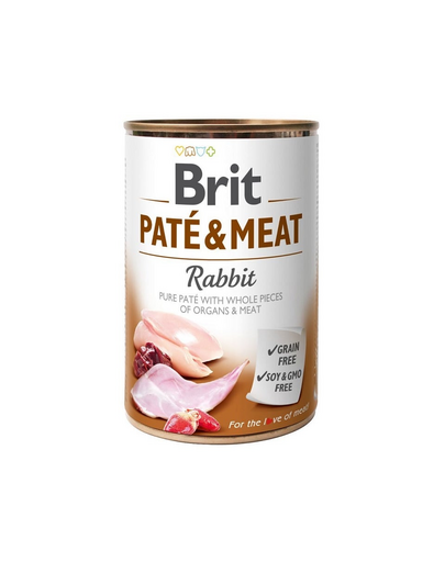 Pate&Meat rabbit 400 g pasztet z królikiem dla psa