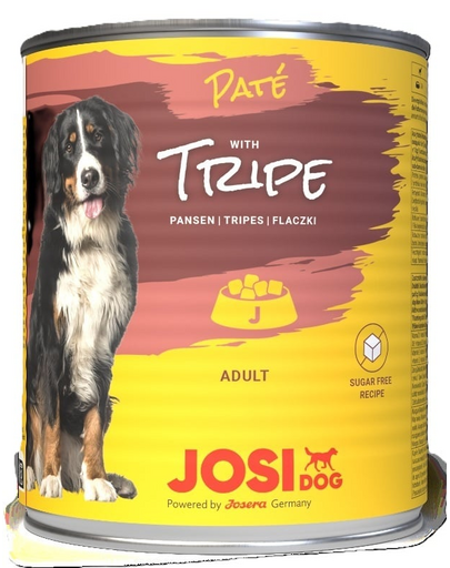 JosiDog Pate Tripe 800g pasztet z flaczkami dla dorosłych psów