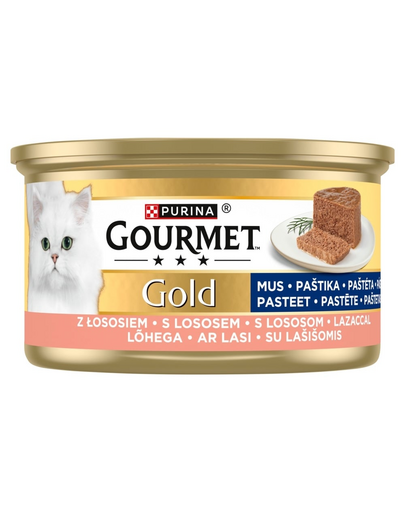 GOURMET Gold Mus lazaccal 85g nedves kaja macskáknak