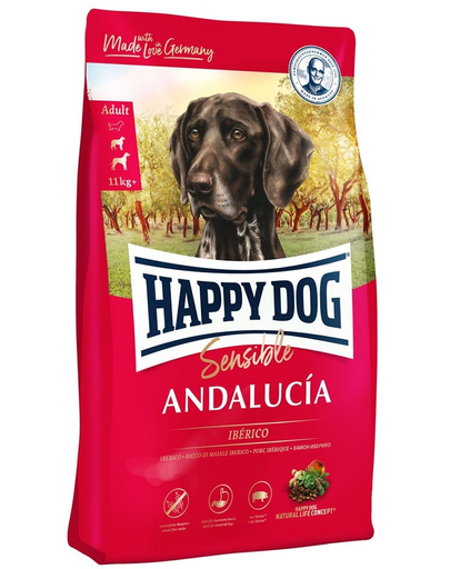 HAPPY DOG Supreme Andalucia Sertéshús 4 kg száraz kutyatáp