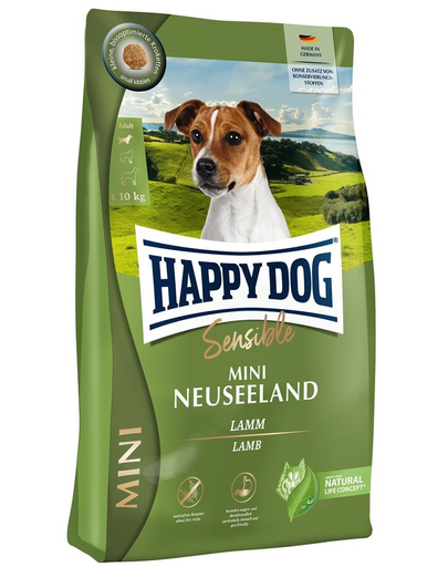 HAPPY DOG Sensible Mini Új-Zéland Bárány 4 kg száraz kutyatáp
