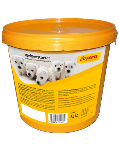 JOSERA Puppy Starter 2,5 kg kölyök tej