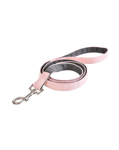 BARRY KING Little Bears Póráz kölyökkutyák és kis fajtájú kutyák számára 1,5x120cm szürke-rózsaszín
