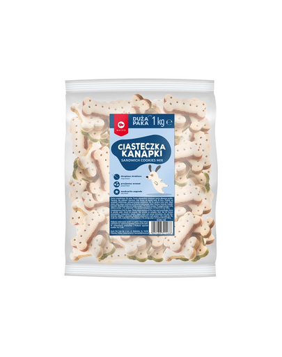 Kanapki dla psa Mix smaków (2 szt) 1kg