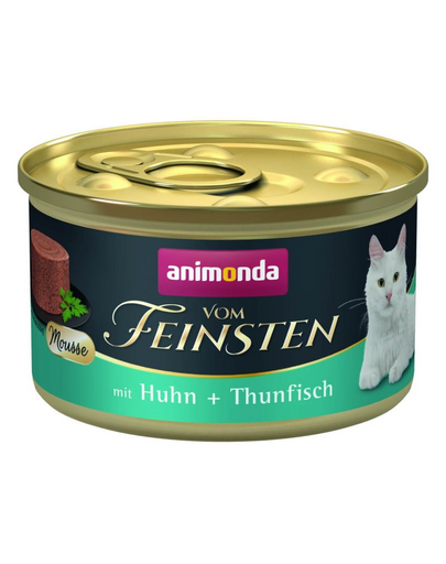ANIMONDA Vom Feinsten Mousse csirkével és tonhallal 85g macskaeledel