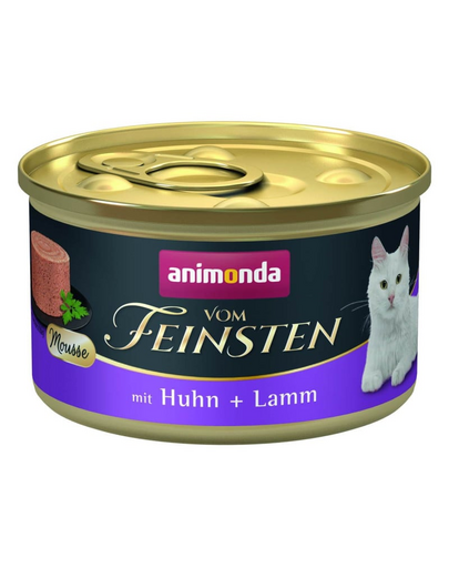 ANIMONDA Vom Feinsten Mousse csirkével és báránnyal 85g macskaeledel