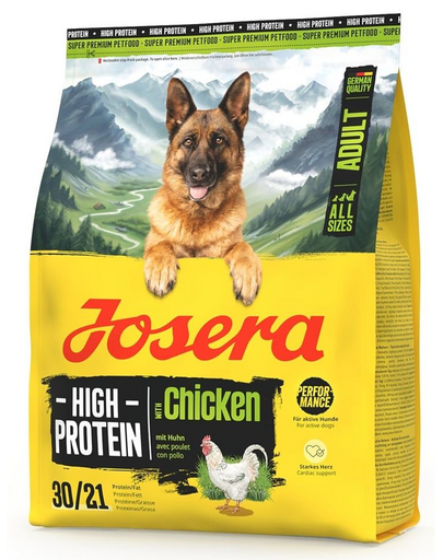 High Protein Adult Chicken 900g wysokoenergetyczna karma dla psów sportowych