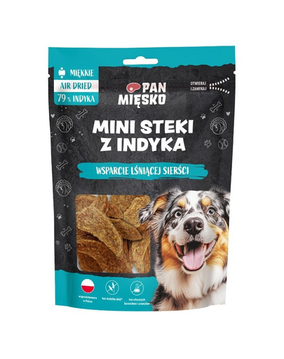 PAN MIĘSKO Mini pulyka szeletek kutyasnack 80g
