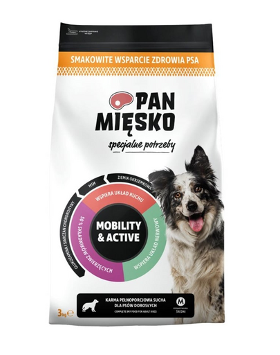 PAN MIĘSKO Mobility and Active kutyáknak, M ropogós 50g