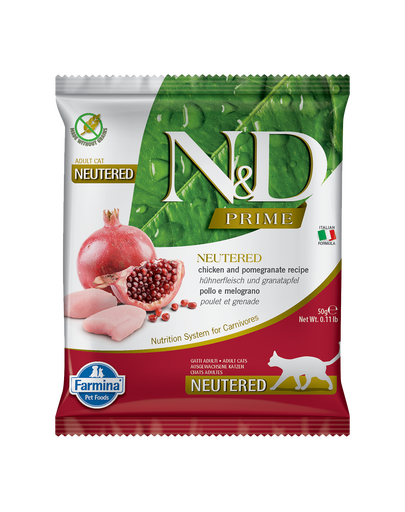 FARMINA N&D Prime Cat Chicken & Pomegranate Neutered 50 g