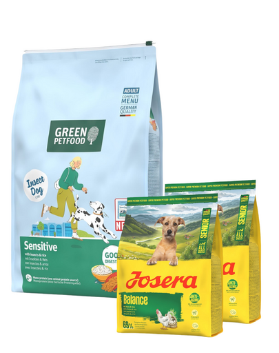 GREEN PETFOOD InsectDog Sensitive 10kg dla wrażliwych psów z owadami i ryżem + 2x900g karmy GRATIS