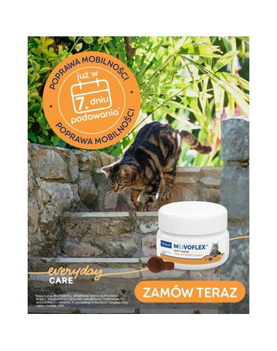 VIRBAC Movoflex krokiety na zdrowe stawy dla kota 30 szt.