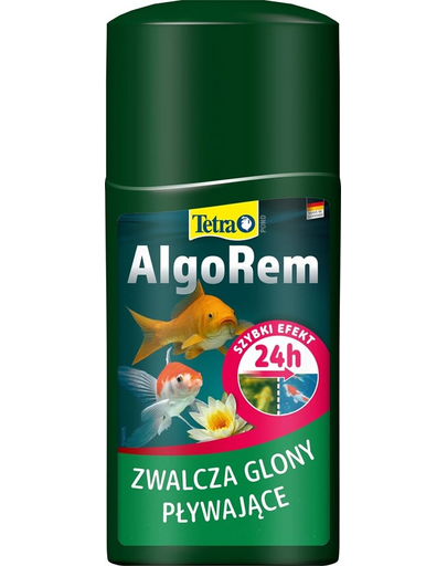 TETRA Pond AlgoRem 250 ml készítmény a víz alatti zöld algák eltávolítására + POND Sticks ingyenes tasak