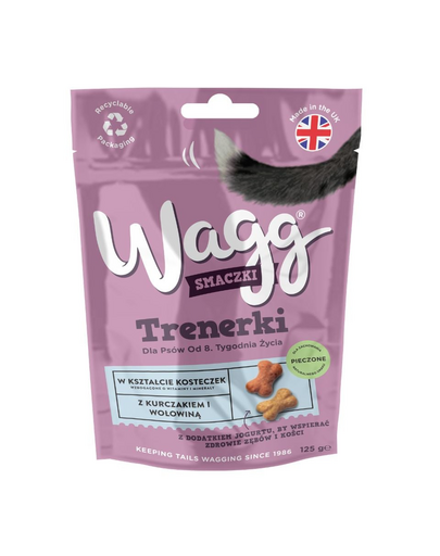 Wagg Training treats 125g kutyák számára készült jutalomfalatok