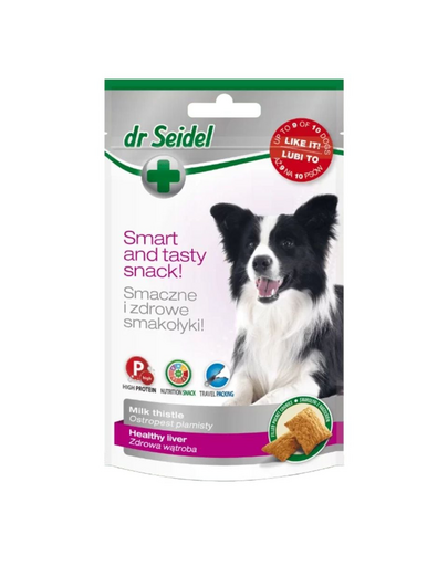 DR SEIDEL Smart Tasty Snack Egészséges máj kutyáknak 90g