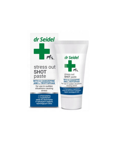 DR SEIDEL Stress out SHOT paszta nyugtató kutyáknak és macskáknak 30g
