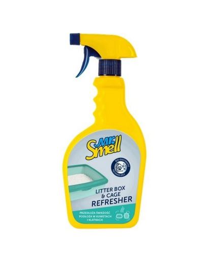 MR SMELL Klatka és Kuka - készítmény a ketrecek és alomtálcák frissességének meghosszabbítására - 500ml