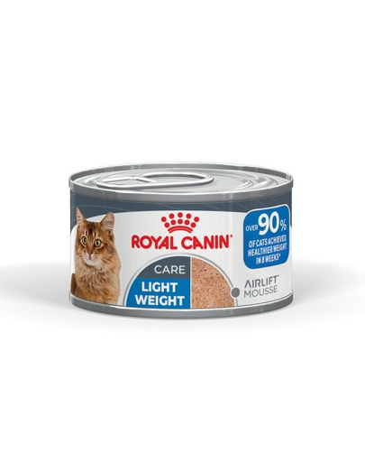 ROYAL CANIN Light Weight Care AirLift 12x85g nedves eledel, mousse felnőtt macskák számára, az ideális testsúly fenntartására