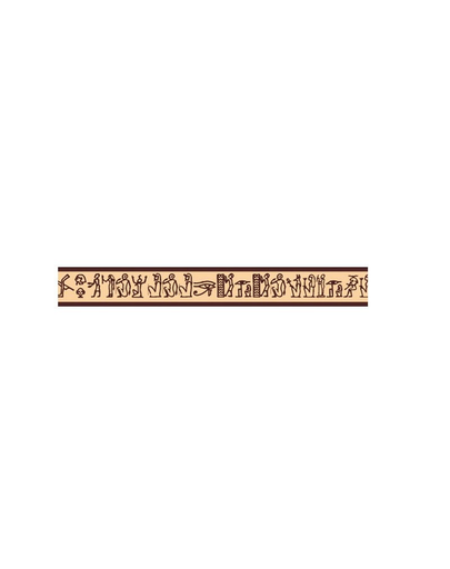 AMIPLAY Póráz nxr 100 - 200 cm - 2 cm egyiptomi minta