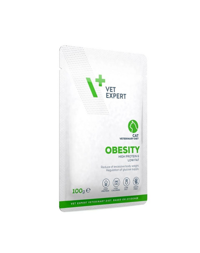 VET EXPERT Veterinary Diet Cat Obesity 100g nedves táplálék túlsúlyos macskáknak