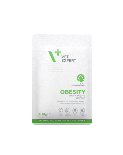 VET EXPERT Veterinary Diet Cat Obesity 100g nedves táplálék túlsúlyos macskáknak