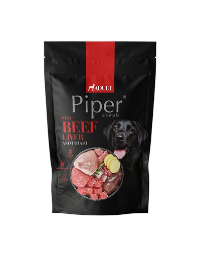 PIPER Animals marhahússal és burgonyával 500 g nedves kutyatáp