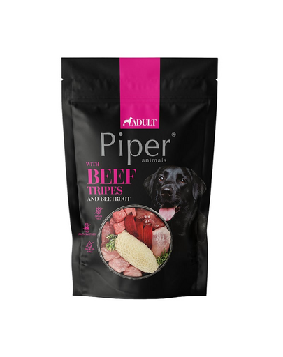 PIPER Animals marhahússal és céklával 500 g nedves kutyaeledel