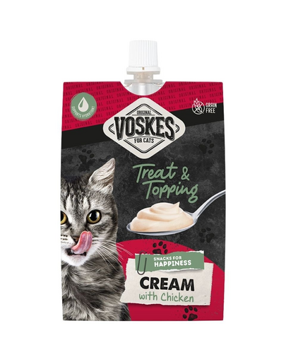 VOSKES Cream with Chicken 90 g krém csirkével macskáknak