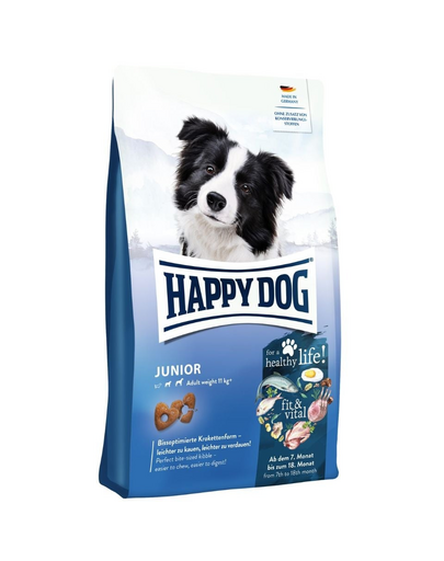 HAPPY DOG Fit and Vital Junior 4 kg sucha karma dla szczeniąt