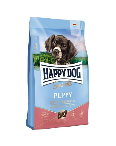 HAPPY DOG Sensible Puppy Lazac és burgonya 4 kg száraz táp kölyökkutyáknak
