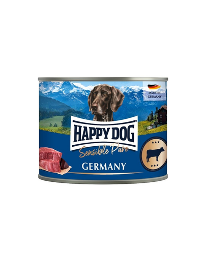 HAPPY DOG Sensible Pure Germany Wołowina 200 g karma mokra dla psów