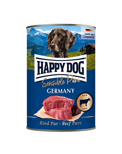HAPPY DOG Sensible Pure Germany Marha 400 g nedves kutyaeledel