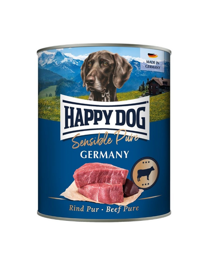 HAPPY DOG Sensible Pure Germany Marha 800 g nedves kutyaeledel