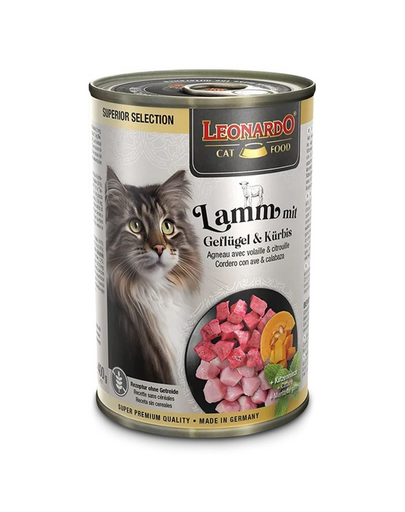 LEONARDO Superior Selection Bárányhús csirkével és tökkel 400 g