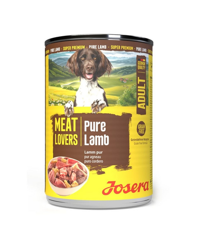 JOSERA Meat Lovers Pure Lamb 400 g jagnięcina, mokra karma dla psów