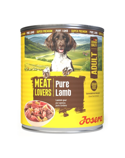 JOSERA Meat Lovers Pure Lamb 800 g jagnięcina, mokra karma dla psów