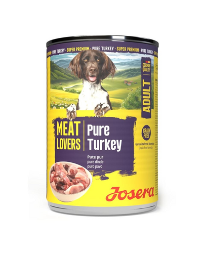 JOSERA Meat Lovers Pure Turkey 400 g indyk, mokra karma dla psów