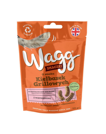 Wagg grillezett kolbász 125g jutalom kutyáknak