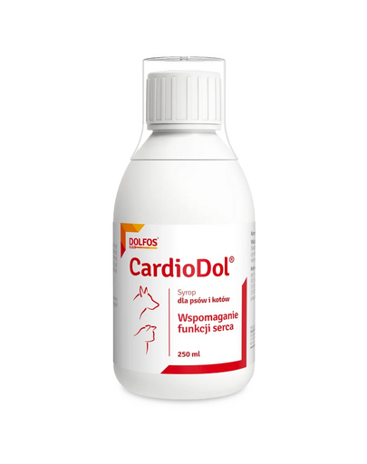 DOLFOS CardioDol 250ml szívfunkciók támogatása kutyák és macskák számára