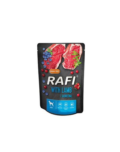 RAFI z jagnięciną saszetka dla psa 300 g