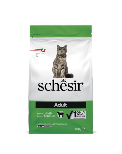 SCHESIR Original Adult Jagnięcina 1,5 kg karma sucha dla dorosłego kota