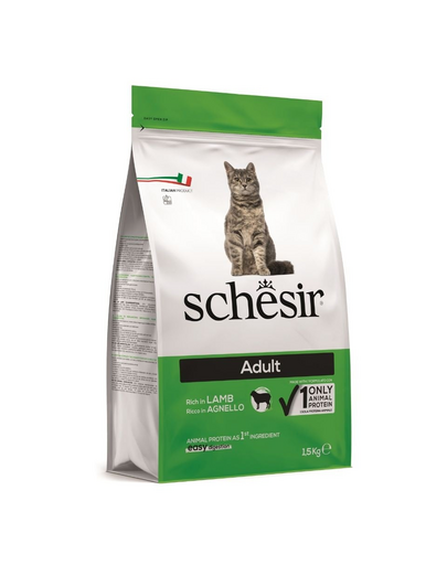 SCHESIR Original Adult Jagnięcina 1,5 kg karma sucha dla dorosłego kota