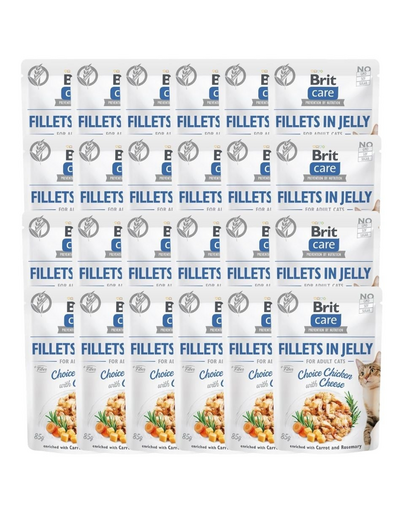 Care Fillets in Jelly Choice Chicken&Cheese 24 x 85 g Kurczak i ser