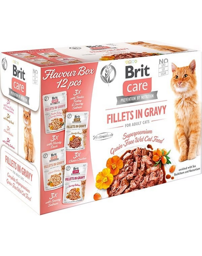 Care Cat Zestaw próbny karmy dla kotów 12 x 85 g