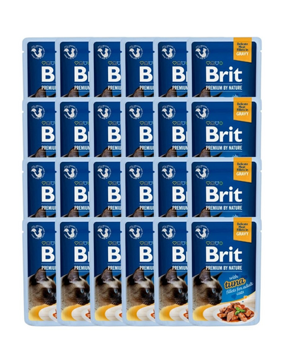 Premium Cat Fillets in Gravy mokra karma z tuńczykiem w sosie dla kotów 24x85g