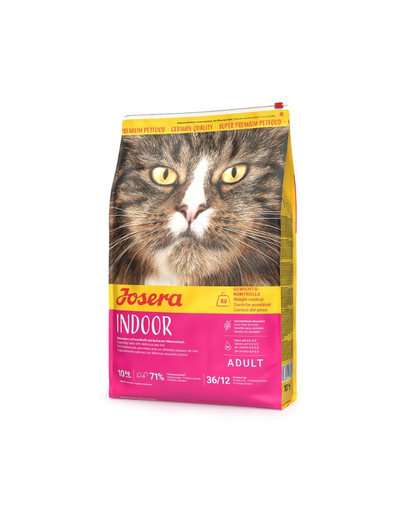 JOSERA Indoor 10 kg gabonamentes macskaeledel ivartalanított macskáknak