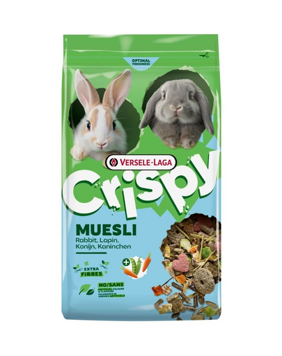 VERSELE-LAGA Crispy Muesli Rabbit 2,5 kg tápanyag a törpenyulak számára