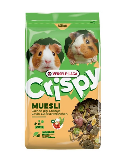 VERSELE-LAGA Crispy Muesli Guinea Pig 2,5 kg tápanyag a tengeri malacoknak