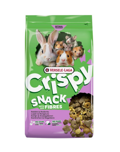 VERSELE-LAGA Crispy Snack with Fibres 12,5 kg rostos falatok gazdag rostokban nyulak és rágcsálók számára