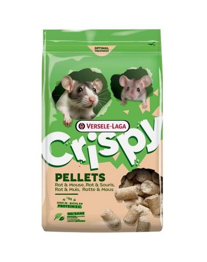 VERSELE-LAGA Crispy Rat and Mouse 1 kg tápanyag pellet formájában patkányok és egerek számára
